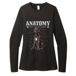 Anatomy Of A Great Dane Funny Cute Dog Mom Dad Womens CVC Long Sleeve Shirt