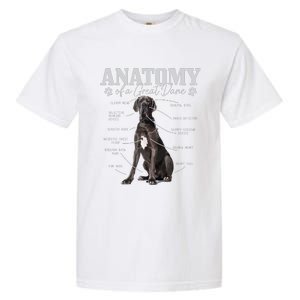 Anatomy Of A Great Dane Funny Cute Dog Mom Dad Garment-Dyed Heavyweight T-Shirt