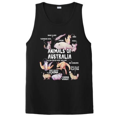 Animals Of Australia Australian Animal Educational Gift Cute PosiCharge Competitor Tank