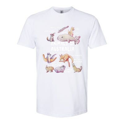 Animals Of Australia Australian Animal Educational Gift Cute Softstyle CVC T-Shirt