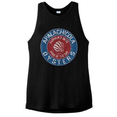 Apalachicola Oysters Ladies PosiCharge Tri-Blend Wicking Tank