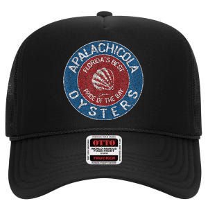 Apalachicola Oysters High Crown Mesh Back Trucker Hat