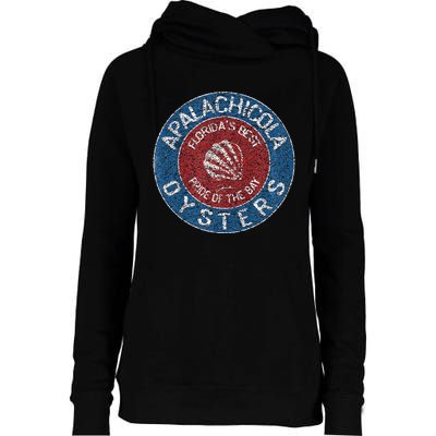 Apalachicola Oysters Womens Funnel Neck Pullover Hood