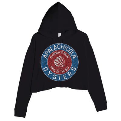 Apalachicola Oysters Crop Fleece Hoodie