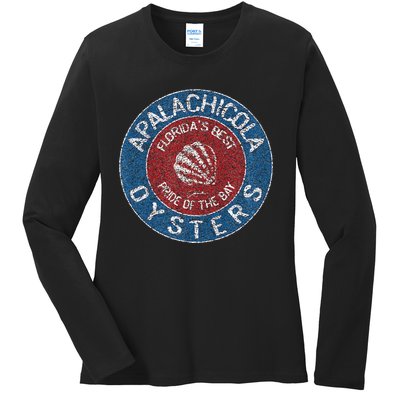 Apalachicola Oysters Ladies Long Sleeve Shirt