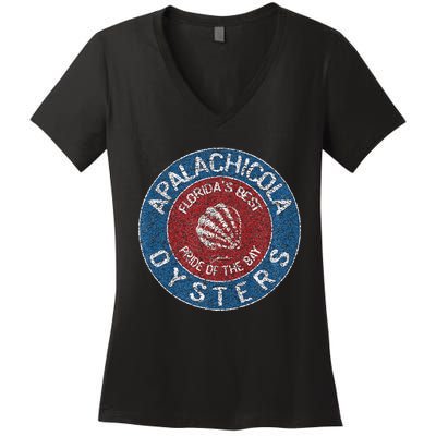 Apalachicola Oysters Women's V-Neck T-Shirt