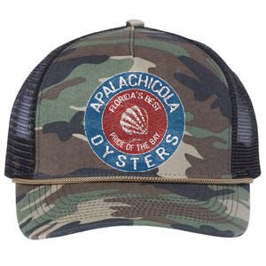 Apalachicola Oysters Retro Rope Trucker Hat Cap