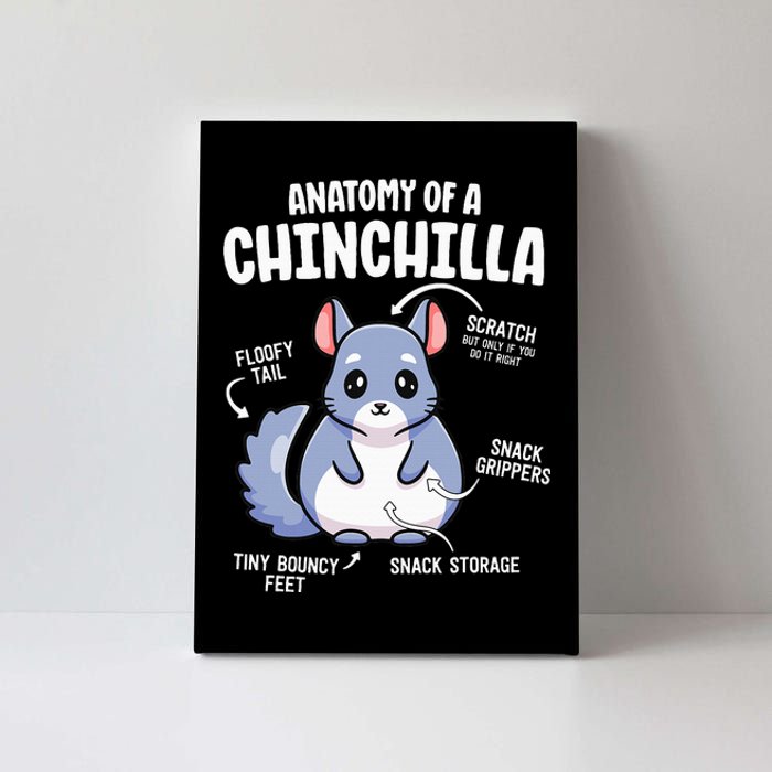 Anatomy Of A Chinchilla S For Women Lover Mom Canvas