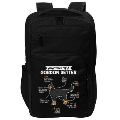 Anatomy Of A Gordon Setter Fun Dog M.A.S.T.E.RS Lady Impact Tech Backpack