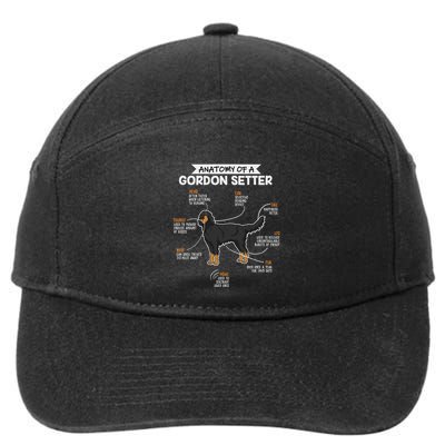Anatomy Of A Gordon Setter Fun Dog M.A.S.T.E.RS Lady 7-Panel Snapback Hat