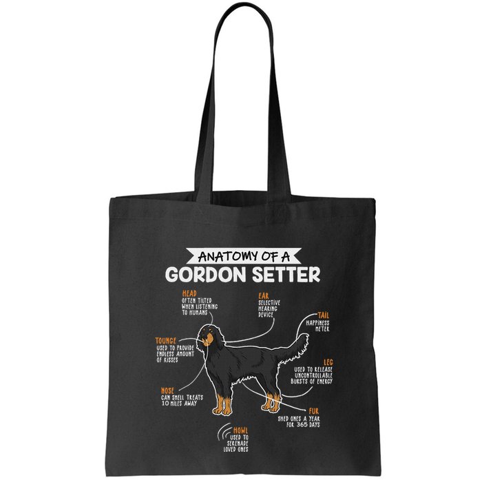 Anatomy Of A Gordon Setter Fun Dog M.A.S.T.E.RS Lady Bag