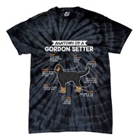 Anatomy Of A Gordon Setter Fun Dog M.A.S.T.E.RS Lady Tie-Dye T-Shirt