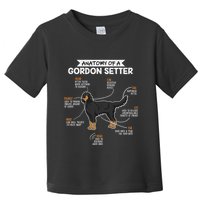 Anatomy Of A Gordon Setter Fun Dog M.A.S.T.E.RS Lady Toddler T-Shirt