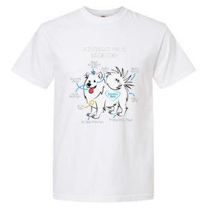 Anatomy Of A Samoyed Funny Dog Master Mistress Garment-Dyed Heavyweight T-Shirt