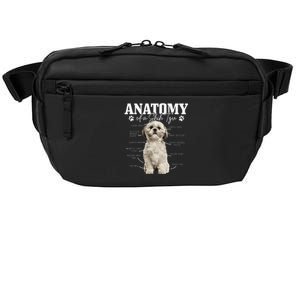 Anatomy Of A Shih Tzu Dog Funny Cute Pitbull Mom Pitbull Dad Crossbody Pack