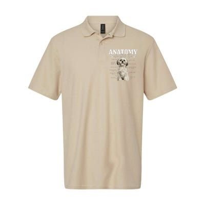 Anatomy Of A Shih Tzu Dog Funny Cute Pitbull Mom Pitbull Dad Softstyle Adult Sport Polo