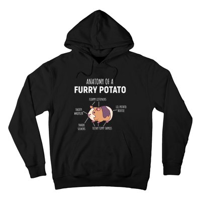 Anatomy Of A Furry Potato Guinea Pig Lover Gift TShirt Hoodie