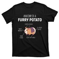 Anatomy Of A Furry Potato Guinea Pig Lover Gift TShirt T-Shirt