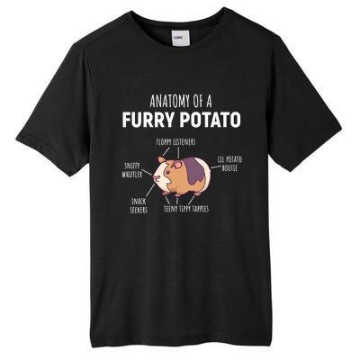 Anatomy Of A Furry Potato Guinea Pig Lover Gift TShirt Tall Fusion ChromaSoft Performance T-Shirt