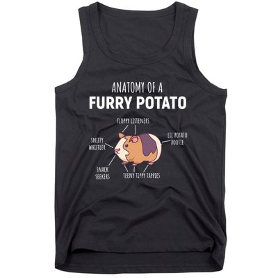 Anatomy Of A Furry Potato Guinea Pig Lover Gift TShirt Tank Top