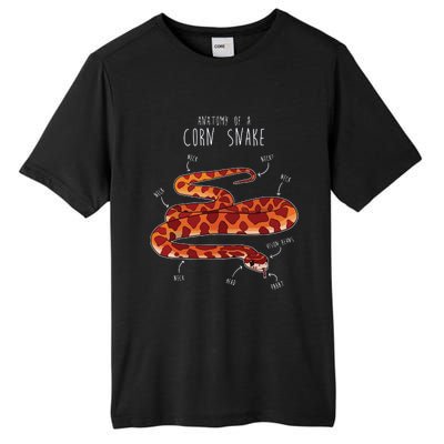 Anatomy Of A Corn Snake Funny Pet Reptile Snake Lover Tall Fusion ChromaSoft Performance T-Shirt