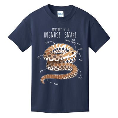 Anatomy Of A Hognose Snake Funny Pet Reptile Animal Lover Kids T-Shirt