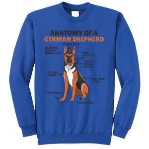 Anatomy Of A Ger Shepherd Cute Dogs Funny Dog Great Gift Sweatshirt