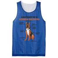 Anatomy Of A Ger Shepherd Cute Dogs Funny Dog Great Gift Mesh Reversible Basketball Jersey Tank