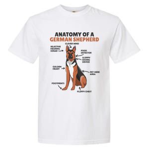 Anatomy Of A Ger Shepherd Cute Dogs Funny Dog Great Gift Garment-Dyed Heavyweight T-Shirt