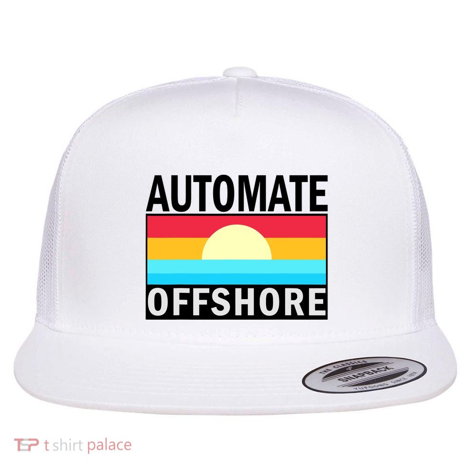 Automate Offshore Flat Bill Trucker Hat