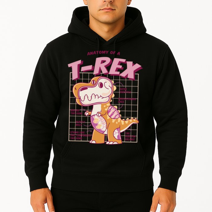 Anatomy Of A T Rex Hoodie
