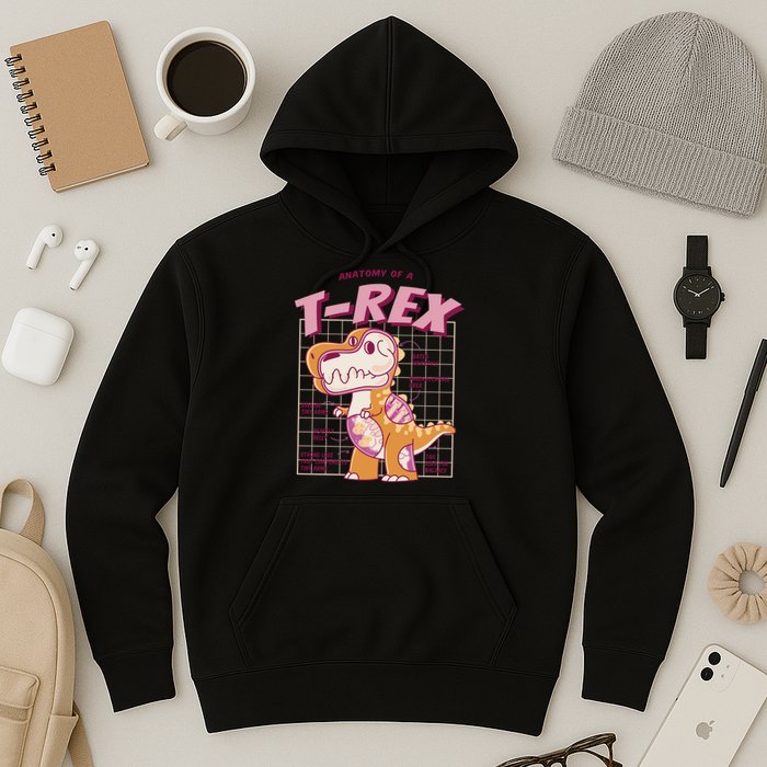 Anatomy Of A T Rex Hoodie