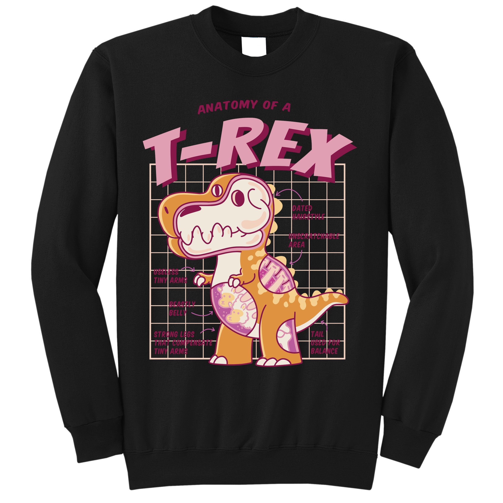 Anatomy Of A T Rex Sweatshirt