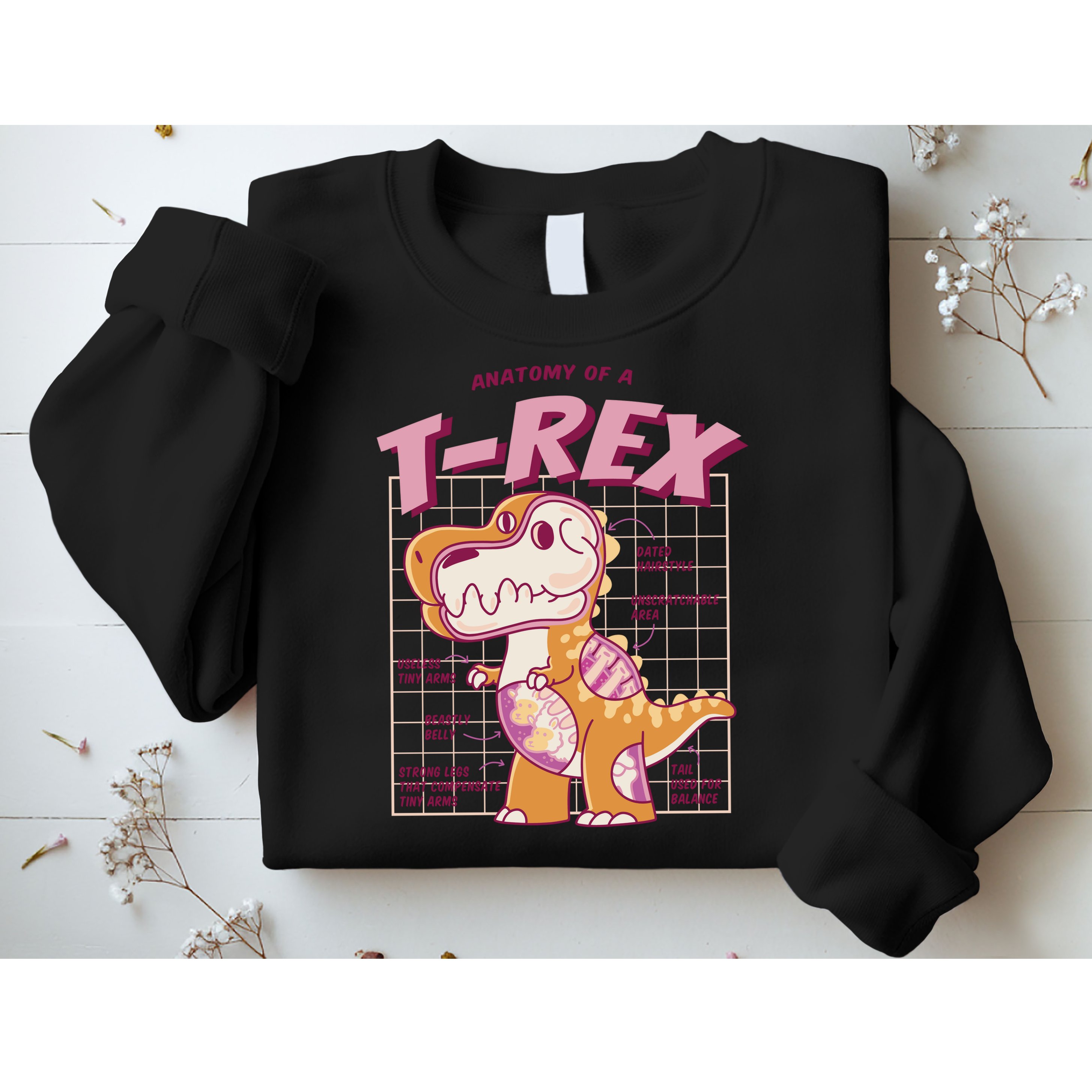Anatomy Of A T Rex Sweatshirt