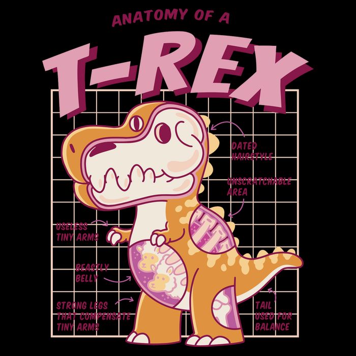 Anatomy Of A T Rex Button
