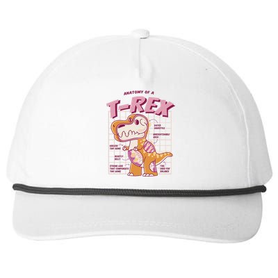 Anatomy Of A T Rex Snapback Five-Panel Rope Hat