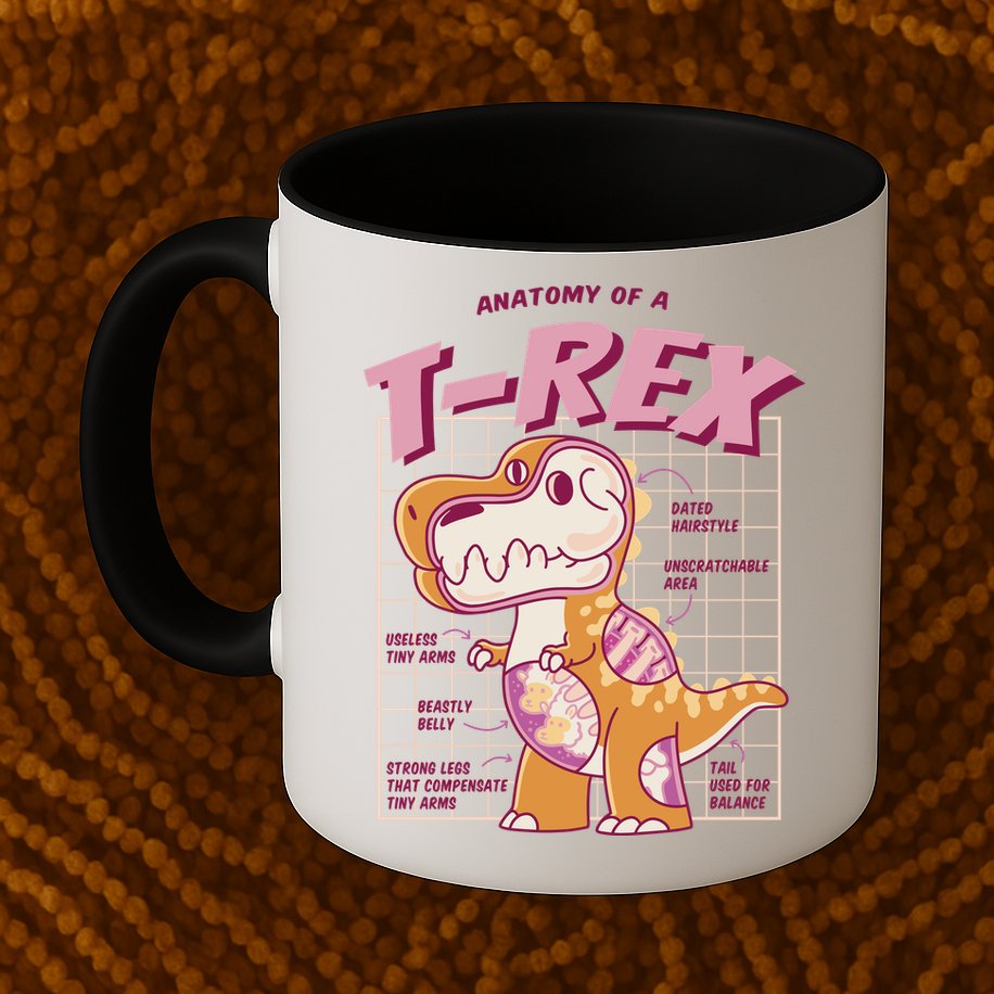 Anatomy Of A T Rex Mug