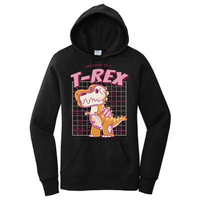 Anatomy Of A T Rex Women's Pullover Hoodie