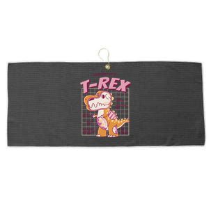 Anatomy Of A T Rex Large Microfiber Waffle Golf Towel