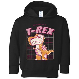 Anatomy Of A T Rex Toddler Hoodie