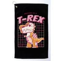 Anatomy Of A T Rex Golf Towel