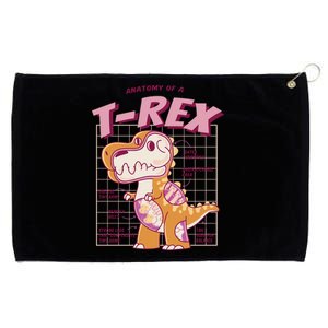 Anatomy Of A T Rex Grommeted Golf Towel