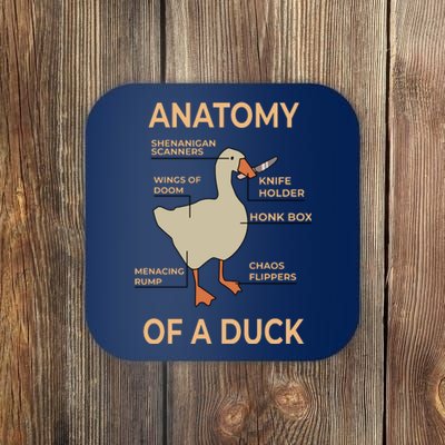 Anatomy Of A Duck Coaster