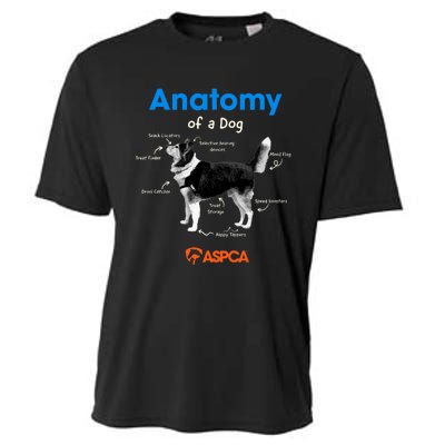 Anatomy Of A Dog Cooling Performance Crew T-Shirt