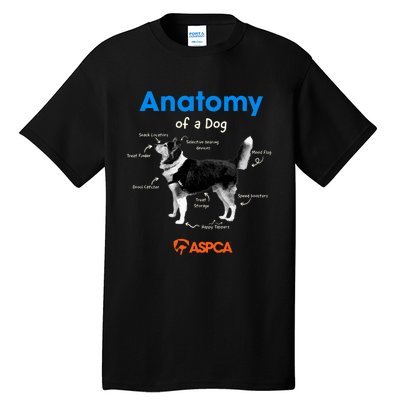 Anatomy Of A Dog Tall T-Shirt