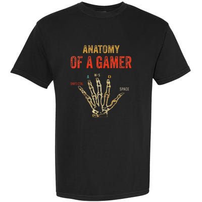 Anatomy Of A Gamer Gaming Gifts For Gamer Garment-Dyed Heavyweight T-Shirt