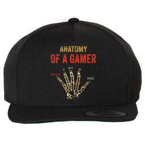 Anatomy Of A Gamer Gaming Gifts For Gamer Wool Snapback Cap