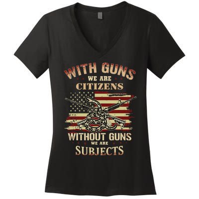 Anatomy Of A Pew Pewer Ammo Gun Amendment Saying Women's V-Neck T-Shirt