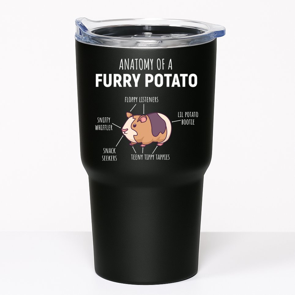 Anatomy Of A Furry Potato Funny Guinea Pig Lover Gift Tumbler