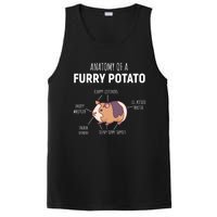 Anatomy Of A Furry Potato Funny Guinea Pig Lover Gift PosiCharge Competitor Tank